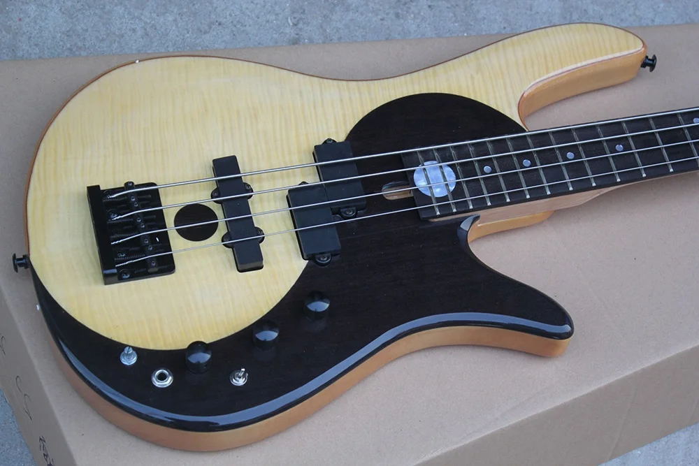 Flyoung High Quality Electric Bass Guitar 4 Strings Bass Guitar Bass Instrument
