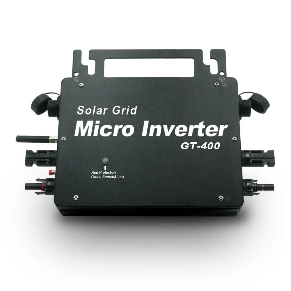 400W  On Grid Micro Solar Inverter 110V  230V Grid MPPT On Grid Solar System for Home Appliance Camping Waterproof IP66