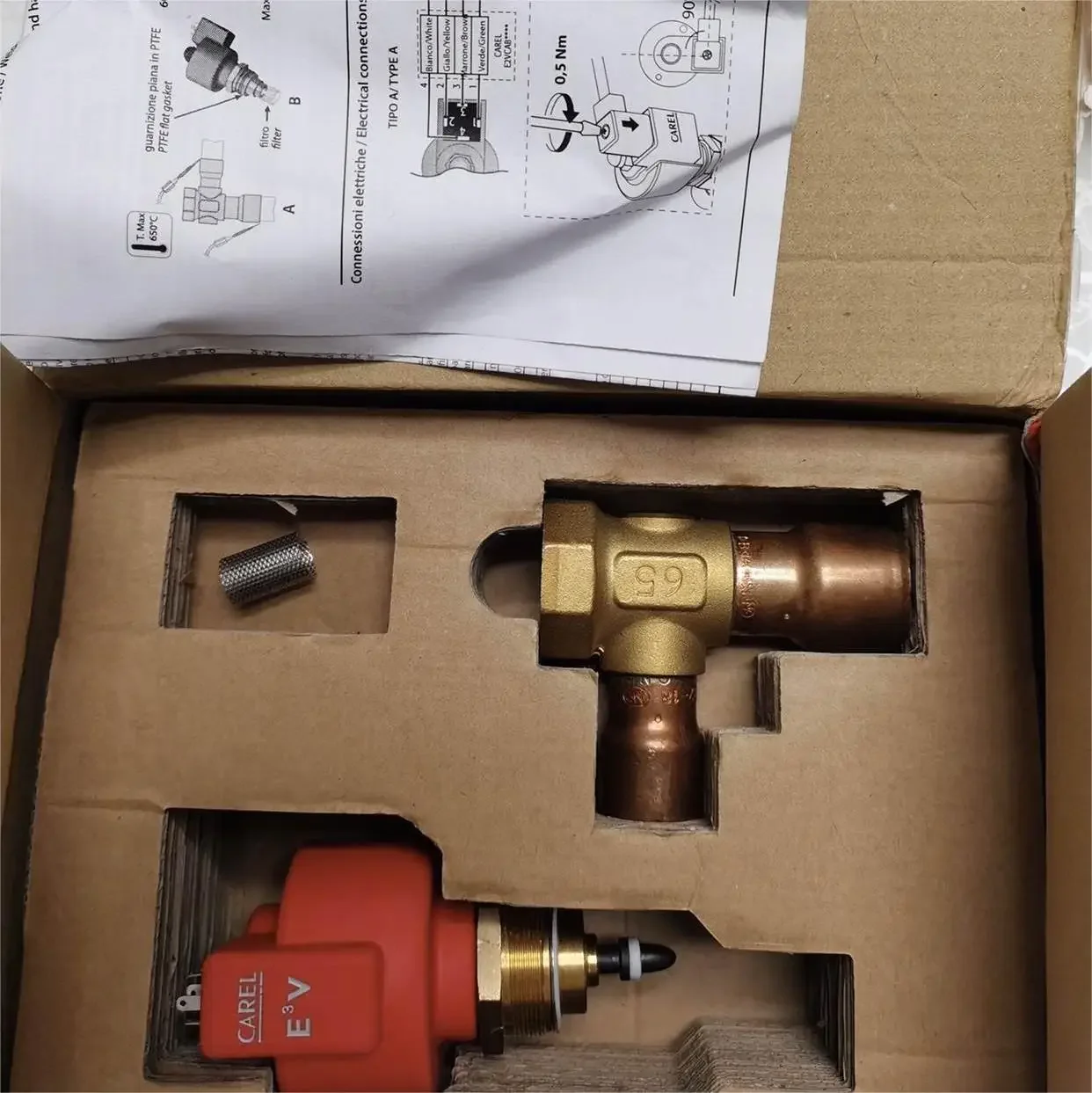 

New Original Electronic Expansion Valve E3V E3V65SSS10 for Carel