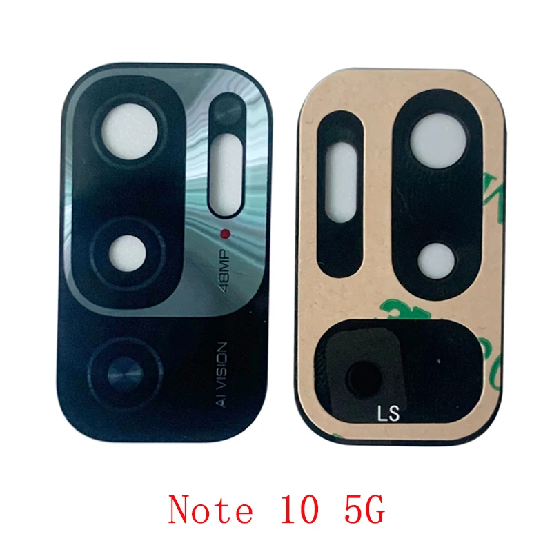 2Pcs Back Rear Camera Lens Glass For Redmi 10 Note 10 Pro 5G Note 11 Camera Glass Lens Replacement Repair