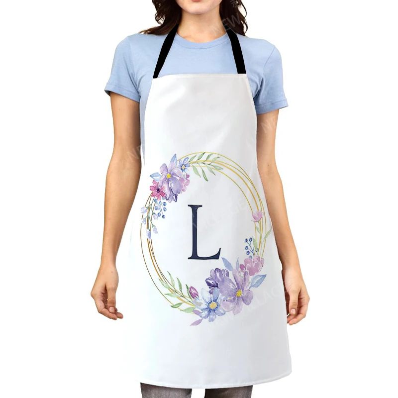 Aesthetic Women kitchen apron kids original Children Waterproof girl fashionable custom letter man waiter work apron oil proof