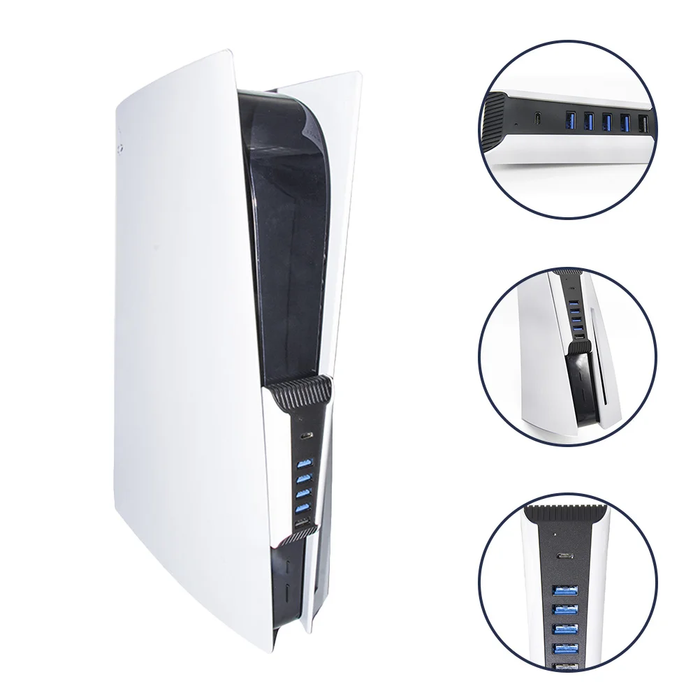 4 منافذ Usb Hub 3.0 2.0 الفاصل محول لأجهزة الكمبيوتر المحمول سطح المكتب الألعاب وحدة التحكم محطة الإرساء تمديد المتوسع #4