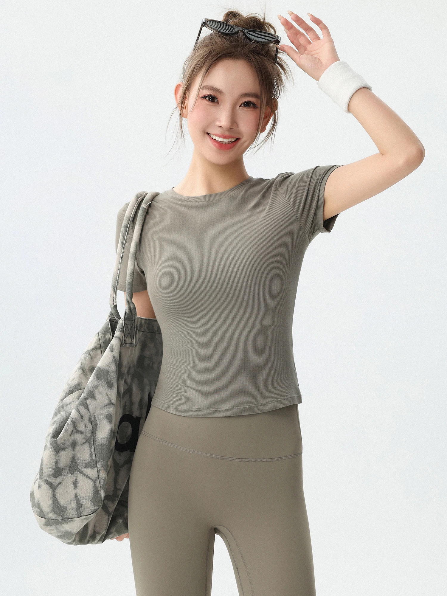 T Shirt Dry Fit - Camiseta Deportiva de Yoga para Mujer,