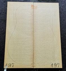 1SET 3A grade imported Adi spruce guitar wool veneer guitar panel wool board production wood Shandong Hongyin