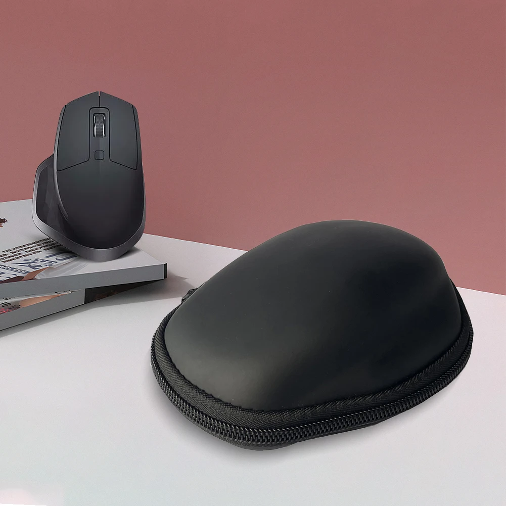 EVA-Hartschalenkoffer, stoßfest, hart, für Reisen, schwarz, wasserdicht, stoßfest, für kabellose Logitech MX Master 2S/3S-Maus