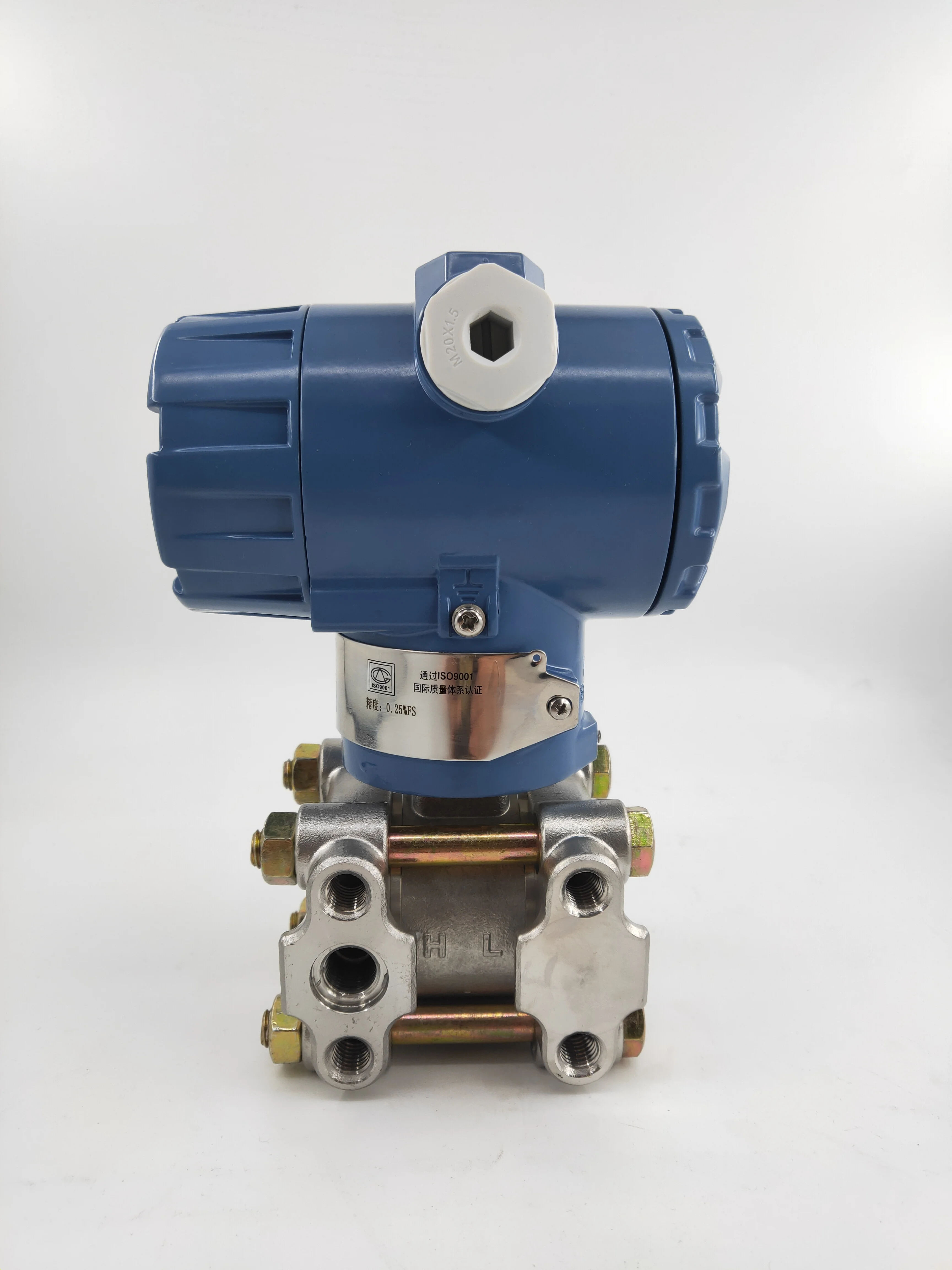 -100-200kPa  Differential Pressure Transmitter with 4-20mA+HART IP66 0.075% Accuracy -0.1~ 4MPa Range for HVAC Air Flow Control