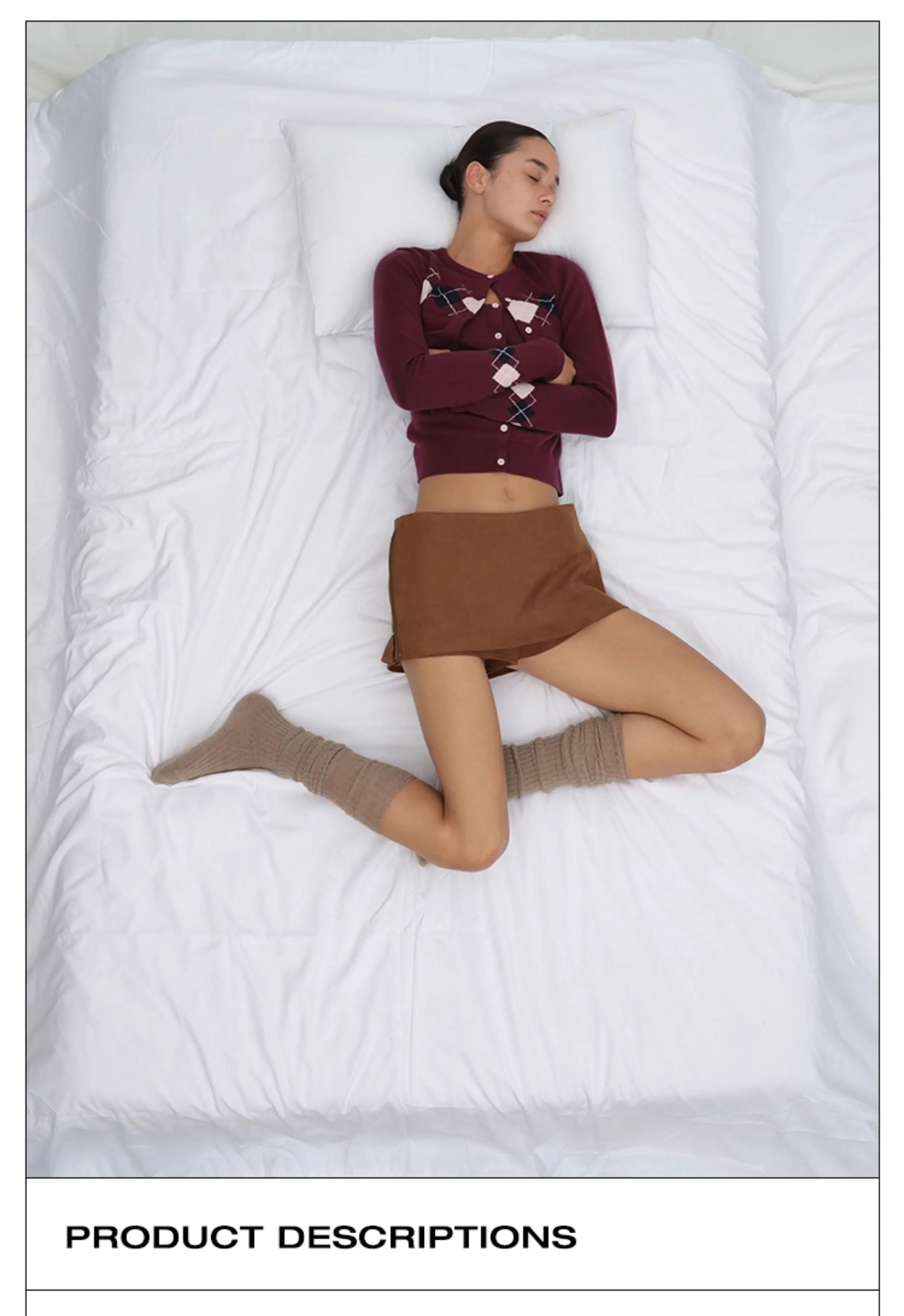 Mini falda pantalón con cremallera lateral bidireccional RA con cremallera lateral cubierta de Pu para mujer