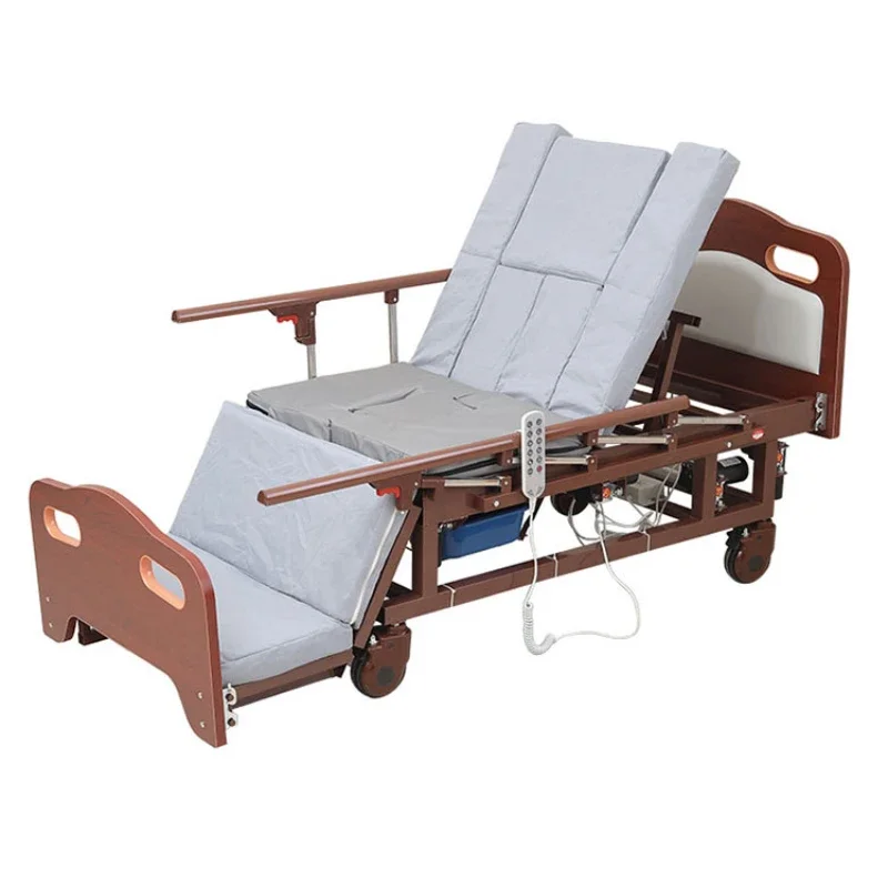 Electric turning over automatic nursing bed multi-functional elderly bed lifting