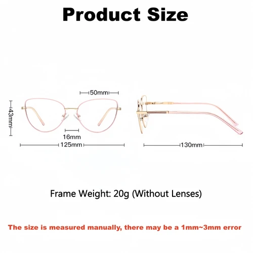 Imagen 2 del producto YIMARUILI, gafas de ojo de gato Retro a la moda para niños, montura de aleación con bloqueo de luz azul, gafas graduadas ópticas para niñas 991501