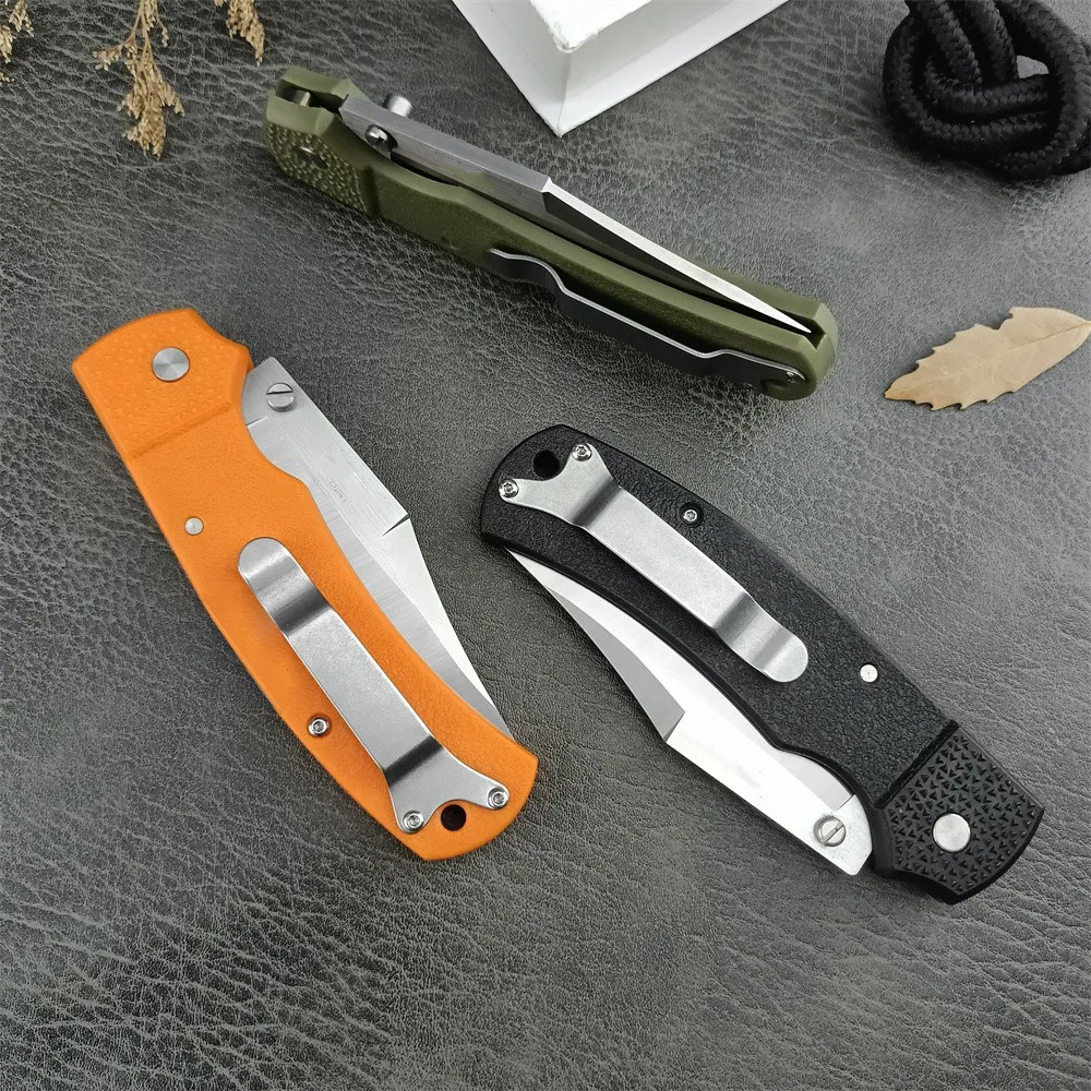 New Multi-function Outdoor Tactical Folding Knife 440C Blade Nylon Fiber Handle with Pocket Clip Camping Hiking Hunting EDC Tool