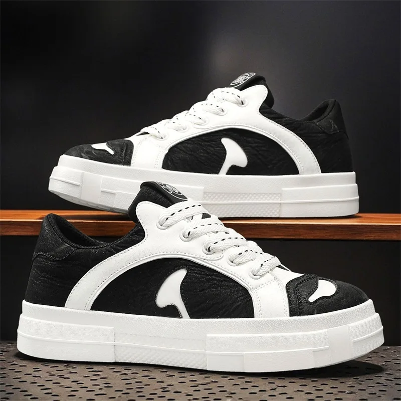 Sports Men's Shoes 2026 Spring and Autumn Versatile Fashion Casual Board Shoes Hong Kong Style Student Trendy Shoes