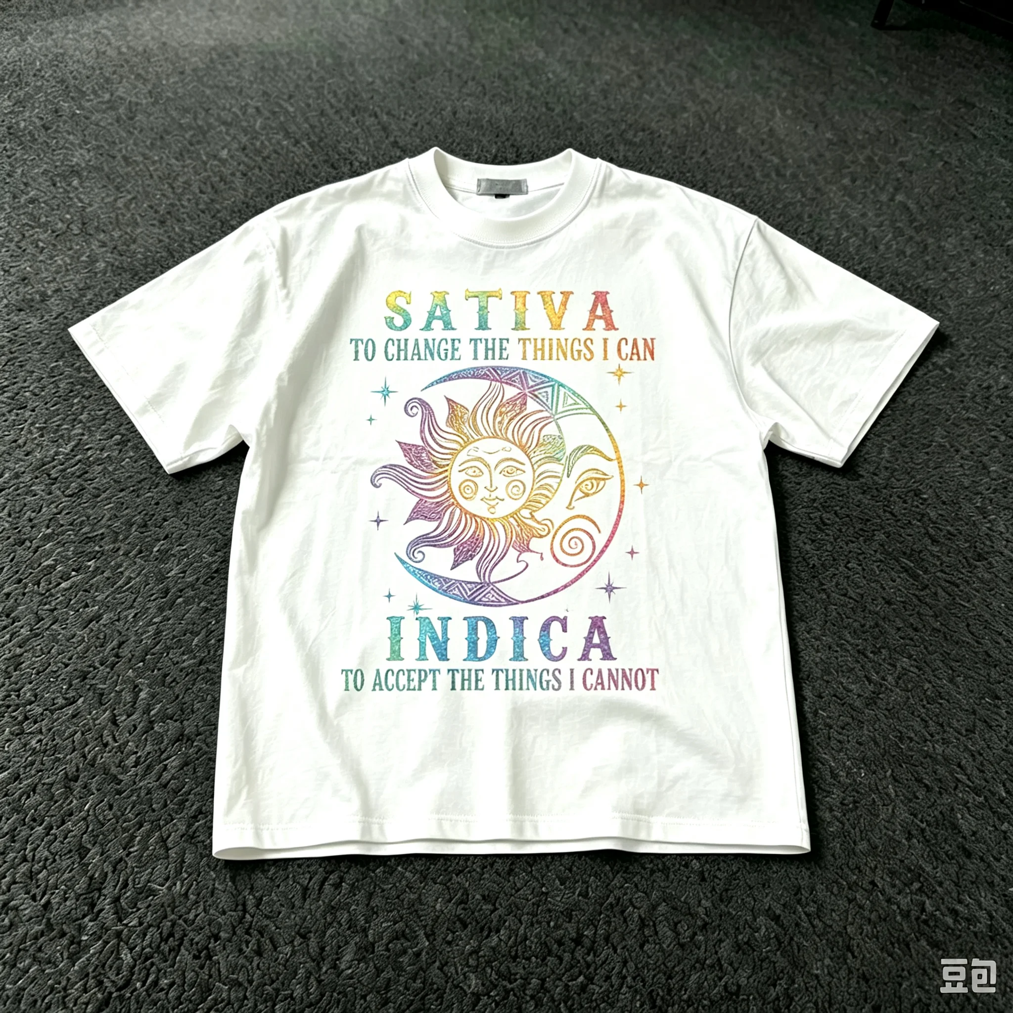 Sativa To Change The Things I Can Indica To Accept The Things I Cannot Cannabis T Shirt