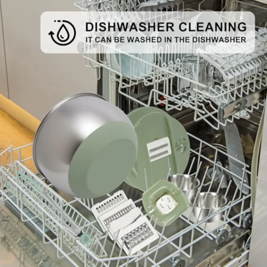 Duża wirówka do sałatek ze stali nierdzewnej z 5 łopatkami do efektywnego mycia i suszenia sałaty, wielofunkcyjna do warzyw i owoców.