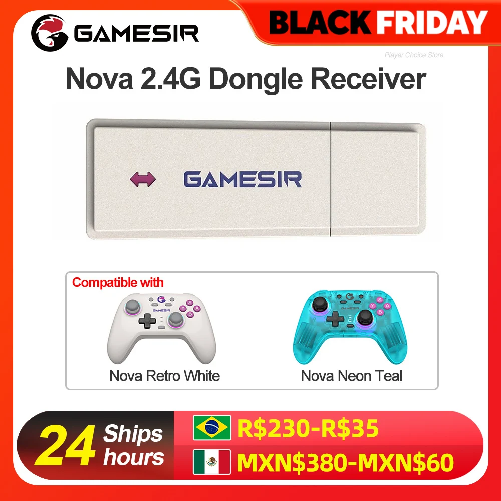 GameSir Nova Dongle Controller 2.4G Receiver Gamepad adapter Game Console Accessories