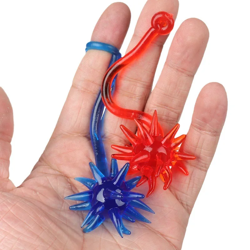 15Pcs Soft Plastic Sticky Hand Meteor Hammer Toys for Kids Birthday Party Favors Baby Shower Gift Pinata Fillers Goodie Bag