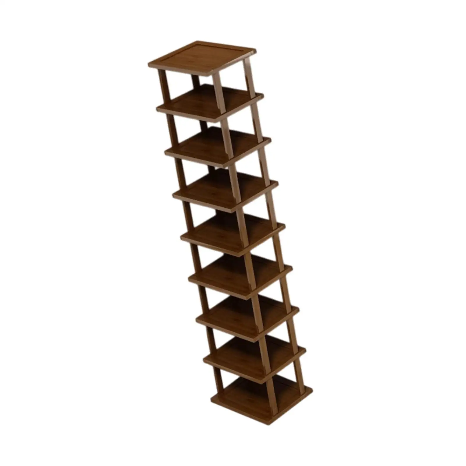 9 Tiers Vertical Shoe Rack Narrow Shoe Shelf,Multifunctional Storage Box,Shoe Organizer for Entrance,Small Spaces Living Room