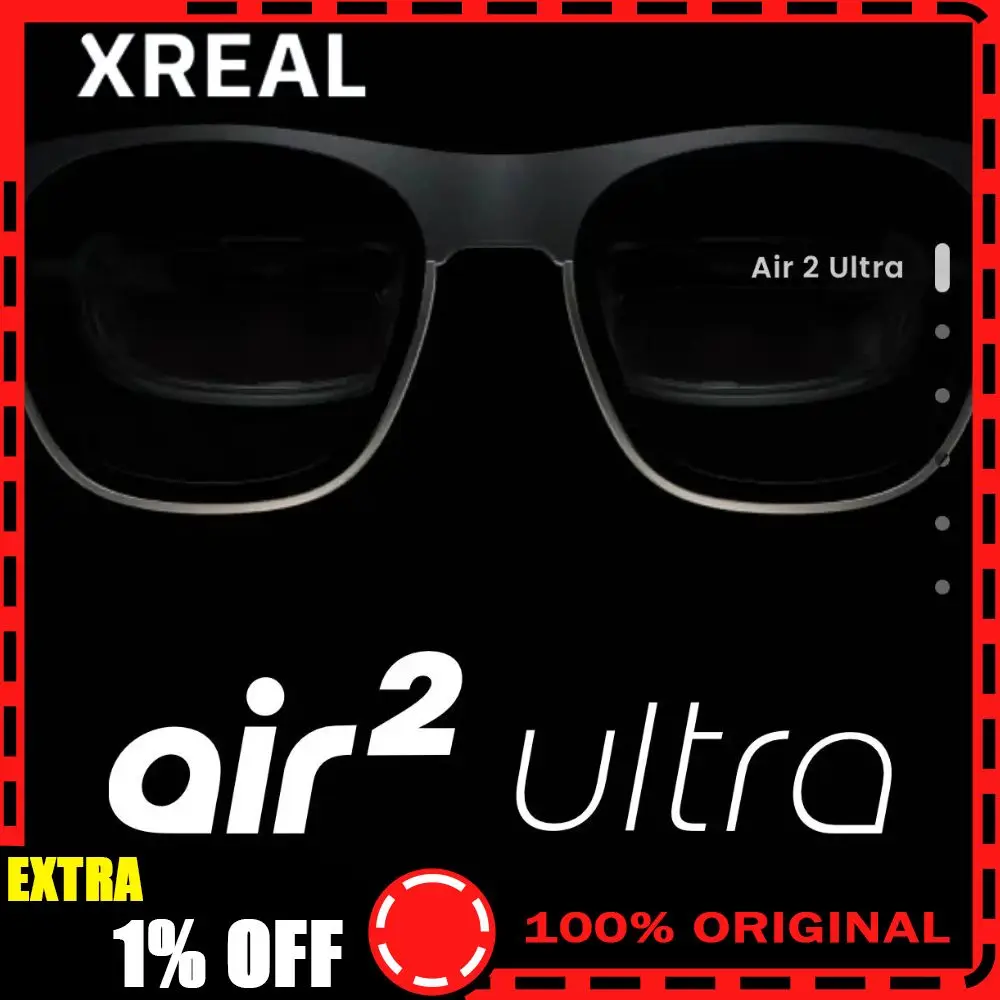 

Original Xreal Air 2 Ultra AR Glasses 6DoF Smart Glasses 385 inch HD Space Giant Screen 52° FOV Smart Glasses Portable Gift