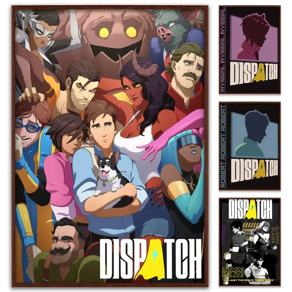 Game D-Dispatch Poster Reteo Wall Art Aesthetic Room Decor Print Living Room Bedroom Home Decoration