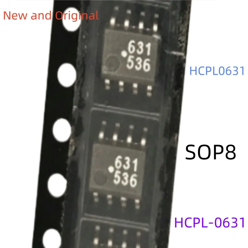 Original HCPL0631 HCPL-0631 Dual Channel SOP8 SMD Optocoupler IC