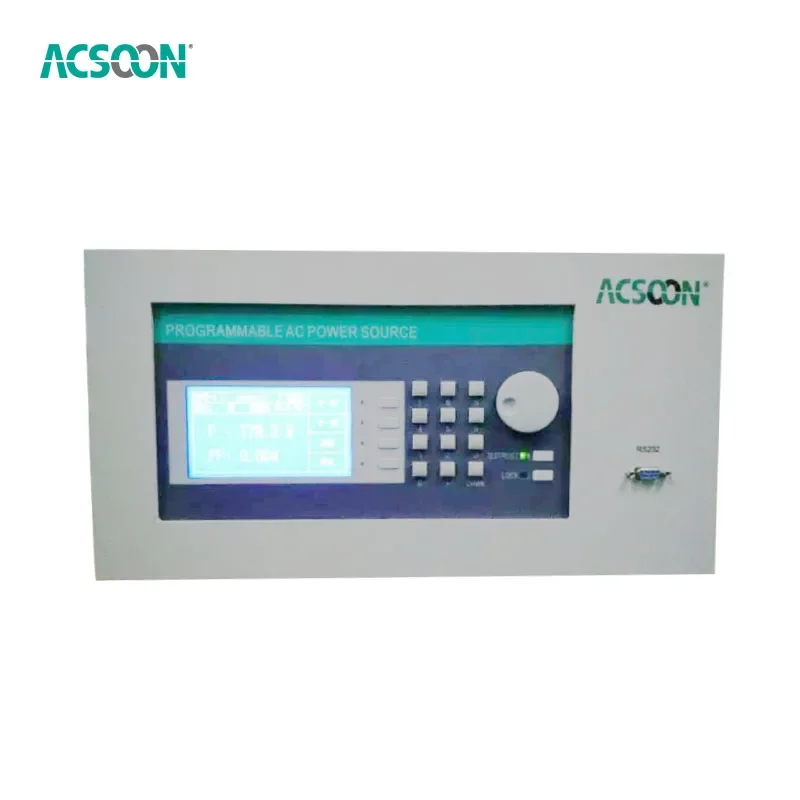 ACSOON Programmable AC Power Source Single to Three Phase Frequency Converter 45hz to 500hz Adjustable Power Converter