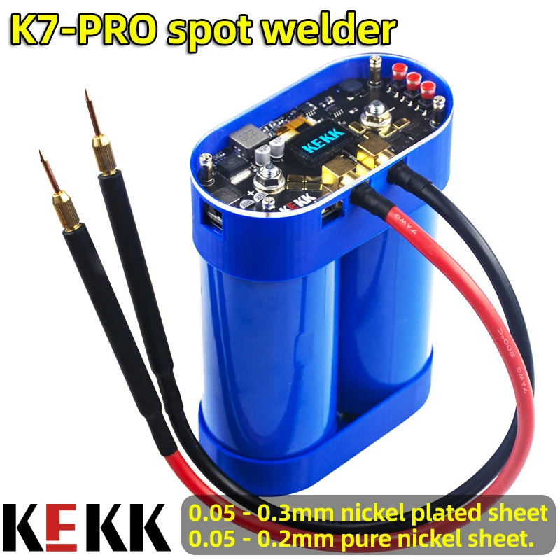 KEKK Spot Welder Machine Capacitor Spot Welding Control Board Kit Spot Welders Controller Module for DIY 18650 Lithium Battery