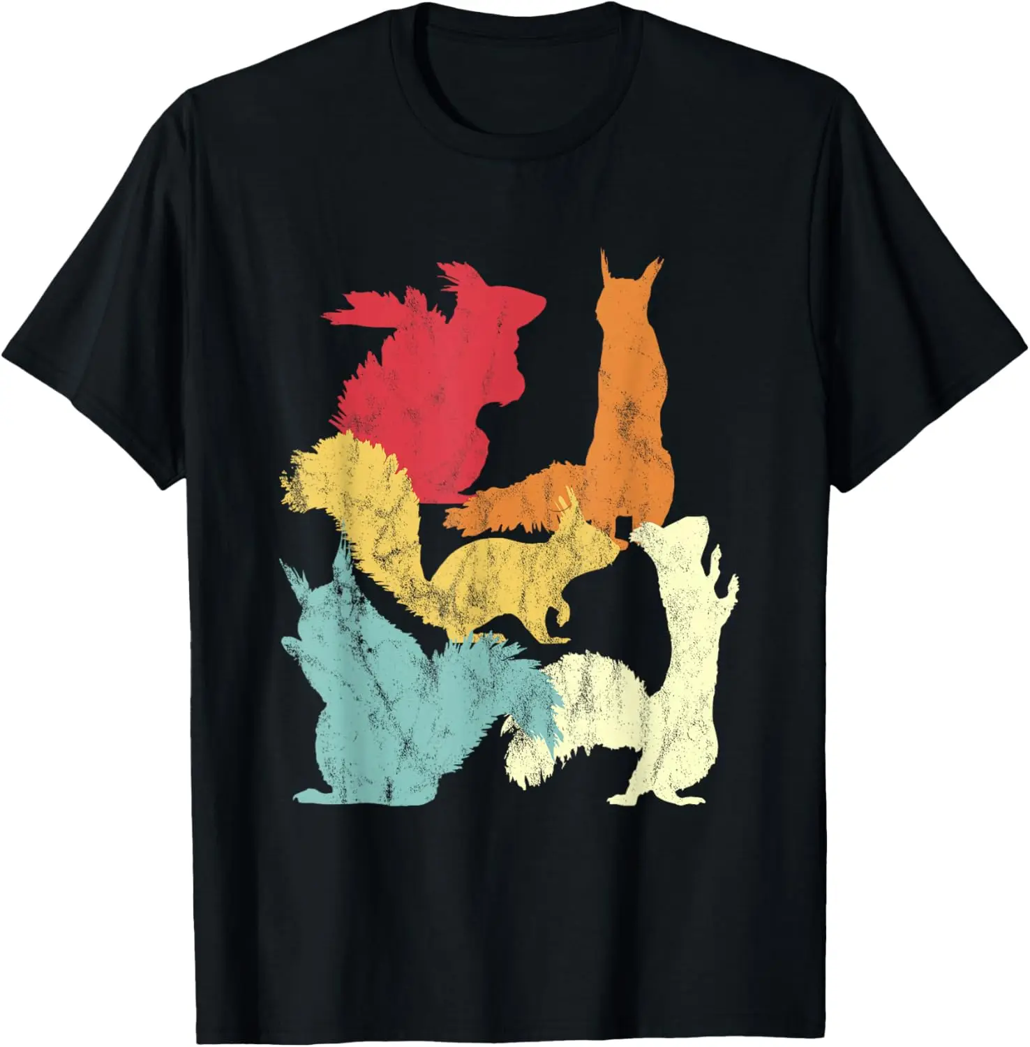 

Squirrel Retro 80s 90s T-Shirt