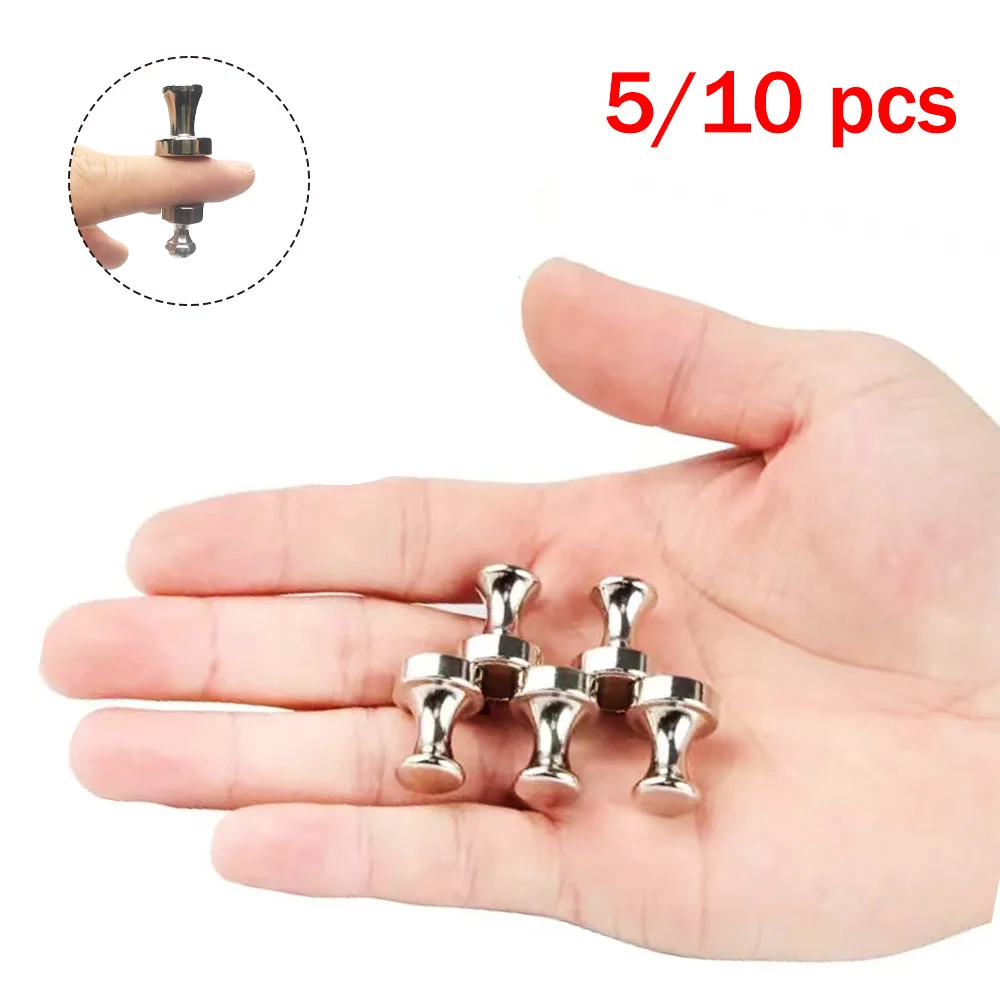 

5/10 Pcs Refrigerator Magnets Strong Neodymium Magnets Magnetic Push Pins Sucker Thumbtack Push Pin Magnets for Whiteboard