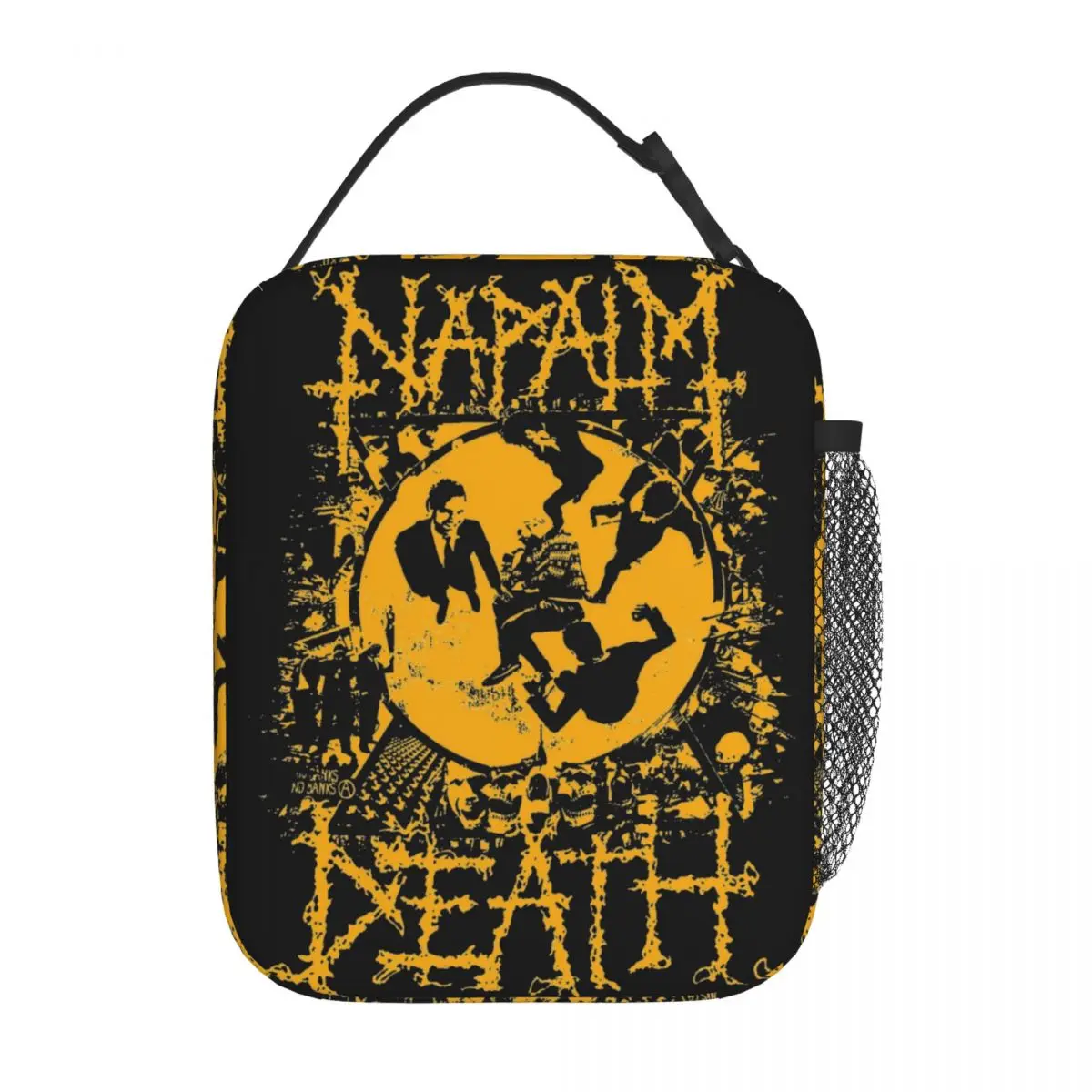 

Napalm Death Music Band Insulated Lunch Bag Death Metal Food Container Portable Cooler Thermal Bento Box For Work