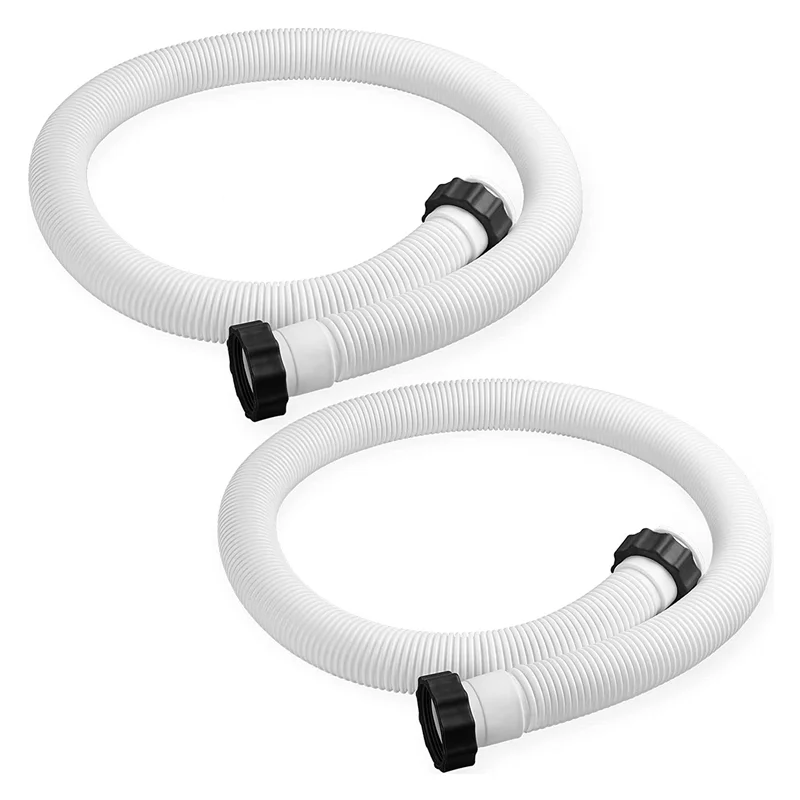 

2 Pcs Pool Pump Replacement Hose 1.5 Inch Diameter 59 Inch Long Pool Filter Pump Hose for INTEX 29060E Filter Pumps