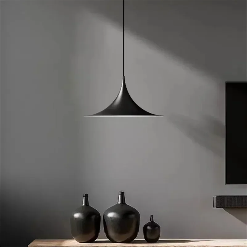 

2026 for Scandi Seim Pendant Lamp Modern Minimalist LED Chandelier for Dining Room Bedroom Kitchen Hanging Light Metal
