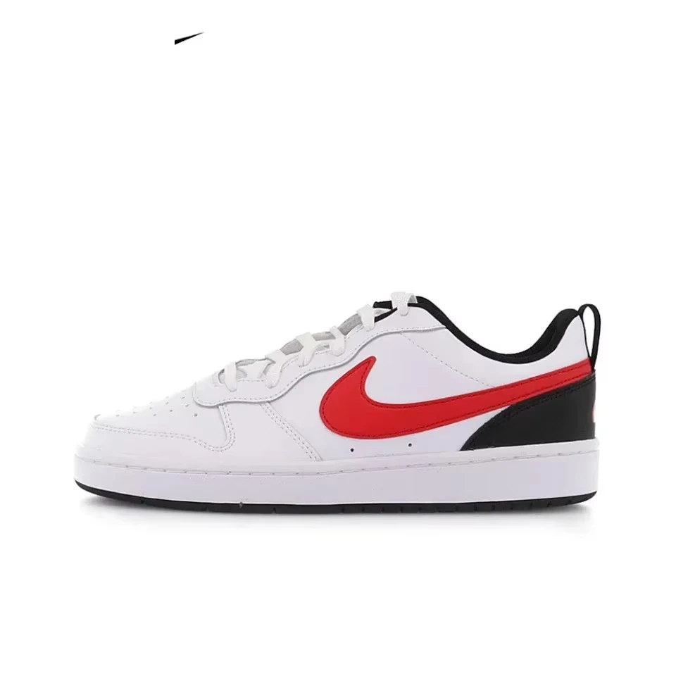 

Nike Court Borough Unisex Women Men Skateboarding Shoes Non-Slip Low Top Comfortable White Sneakers BQ5448-110