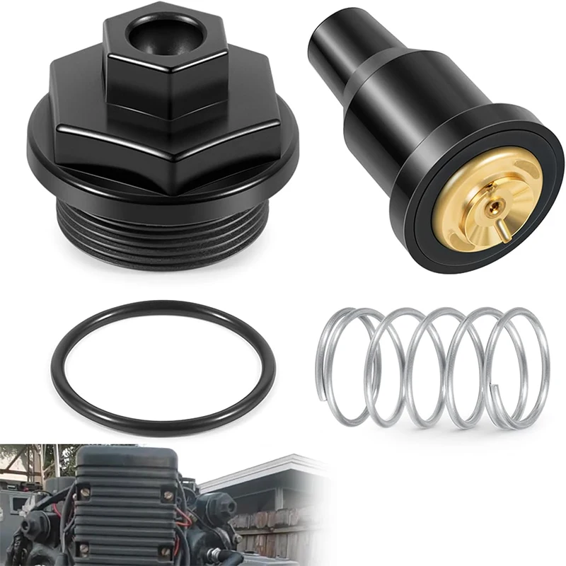 

0435597 Thermostat and Cover Kit for Johnson Evinrude Outboard 90HP & 115HP V4, 150HP & 175HP V6 Engines, Replaces #435597
