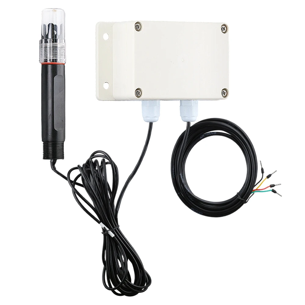 High-Precision pH EC Integrated Transmitter Water Quality Sensor with Display Controller RS485 0-5V 0-10V 4-20mA Output