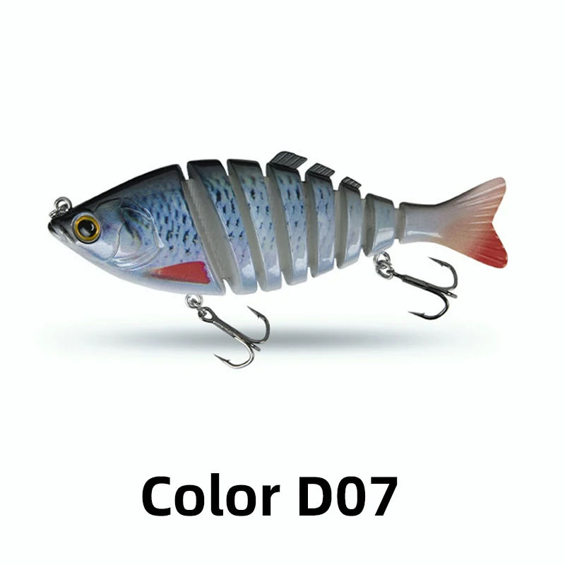 

Histar 1pc Long Casting 65mm To 140mm ABS +Pet Wavecloth Sinking Action Hard Bait Multi-Section Lifelike Fishing Lure