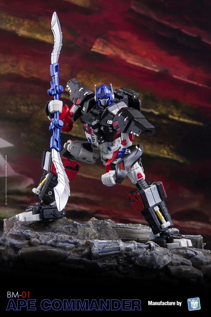 In Voorraad Kleinschalige Getransformeerd Speelgoed Monteur DR.WU Doctor Wu BM-01 Kapitein Orang-oetan Tweekoppige Adelaar