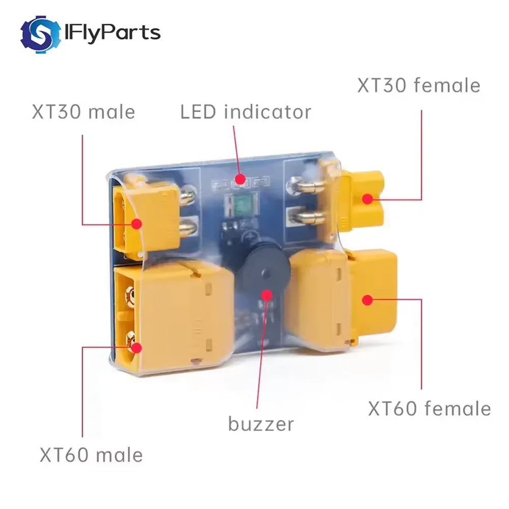 IFlight XT30 / XT60 Smart Smoke Stopper Fuse Test Safety Plug Short-circuit Protection Plug for FPV Racing drone