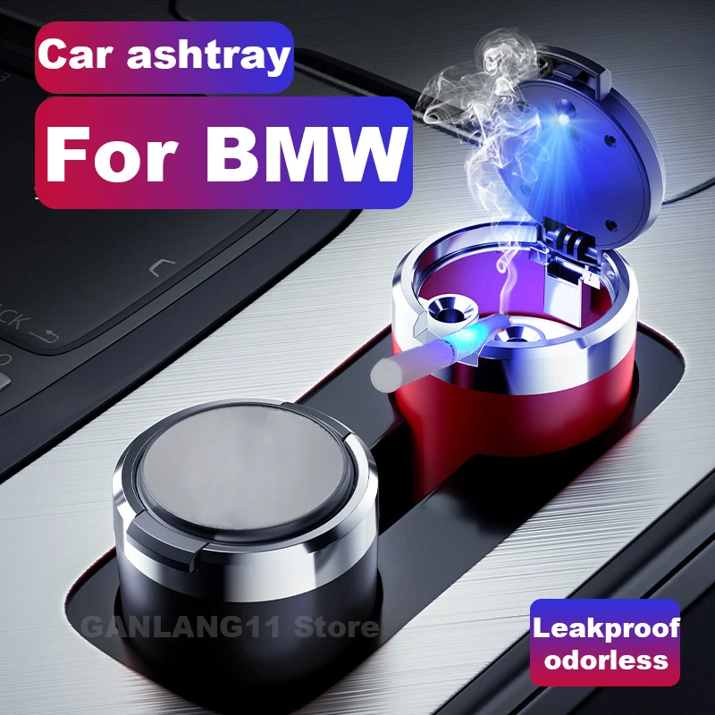 

2025 Car Ashtray For BMW ix3 i4i X1X3 X5 3 Series 5 Series 320i 325 330e 530 Universal Auto Vehicle Ashtray Interior Accessories