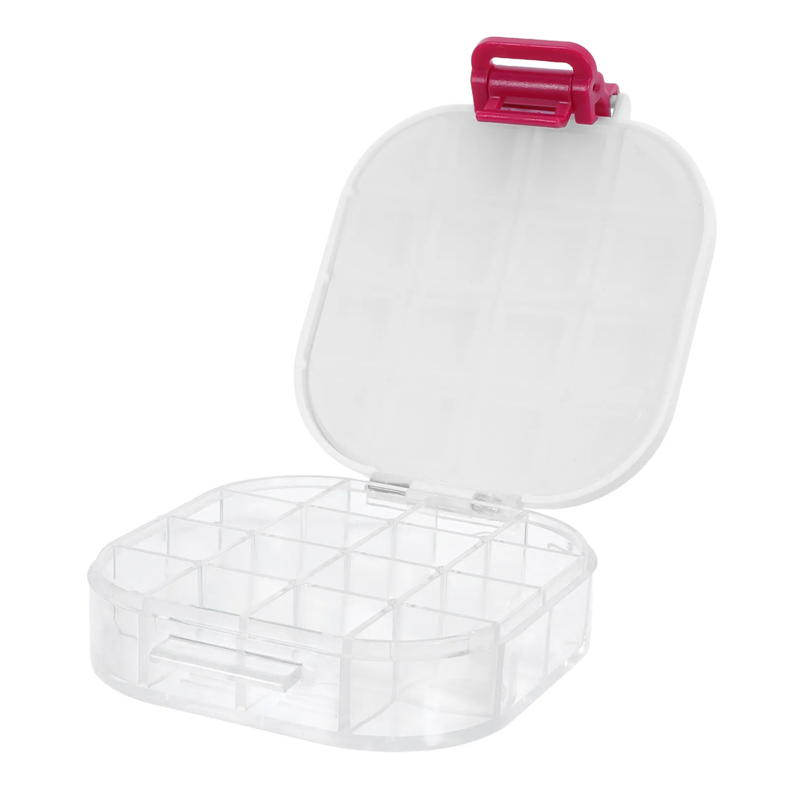 16-Compartment Watercolor Painting Tray Portable Lightweight Plastic Palette with Silicone Cover for Outdoor Painting Moisture
