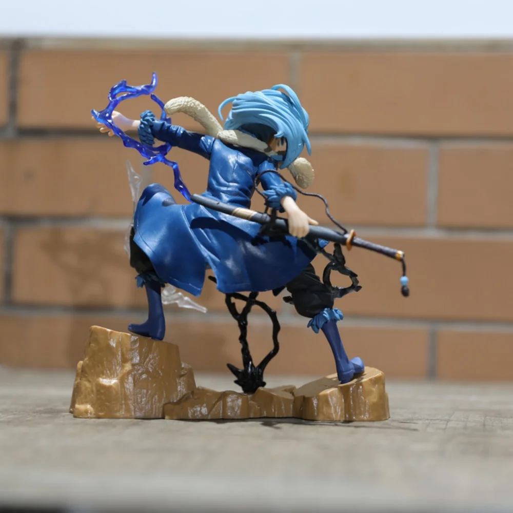 Anime daquela época eu reencarnei como um slime rimuru tempest pvc figura de ação modelo colecionável boneca brinquedo 18cm