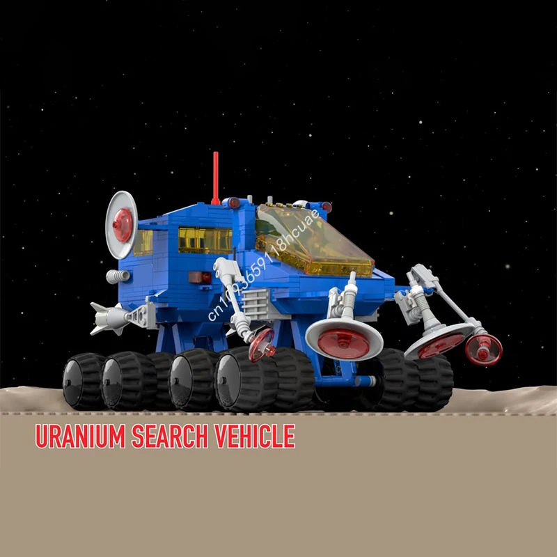 

810 шт. MOC Uranium Search Vehicle, строительные блоки, пластиковые образовательные, креативные, рождественские игрушки, подарок