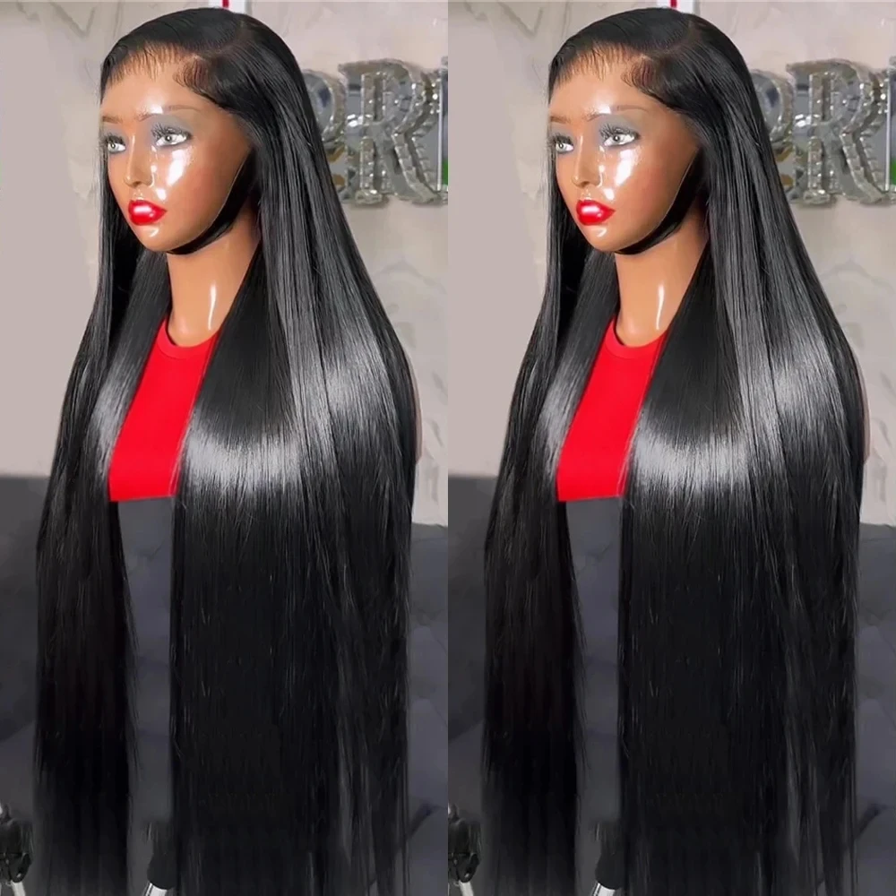 Straight 13x6 HD Lace Frontal Wigs Human Hair 13x4 Transparent Lace Front Human Hair Wigs For Women Brazilian 360 Full Lace Wig