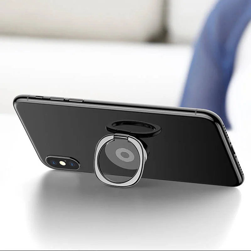 New SUP Cell Phone Ring Holder Stand 360° Degree Rotation Clear Finger Grip Kickstand Compatible Smart Phone 2025