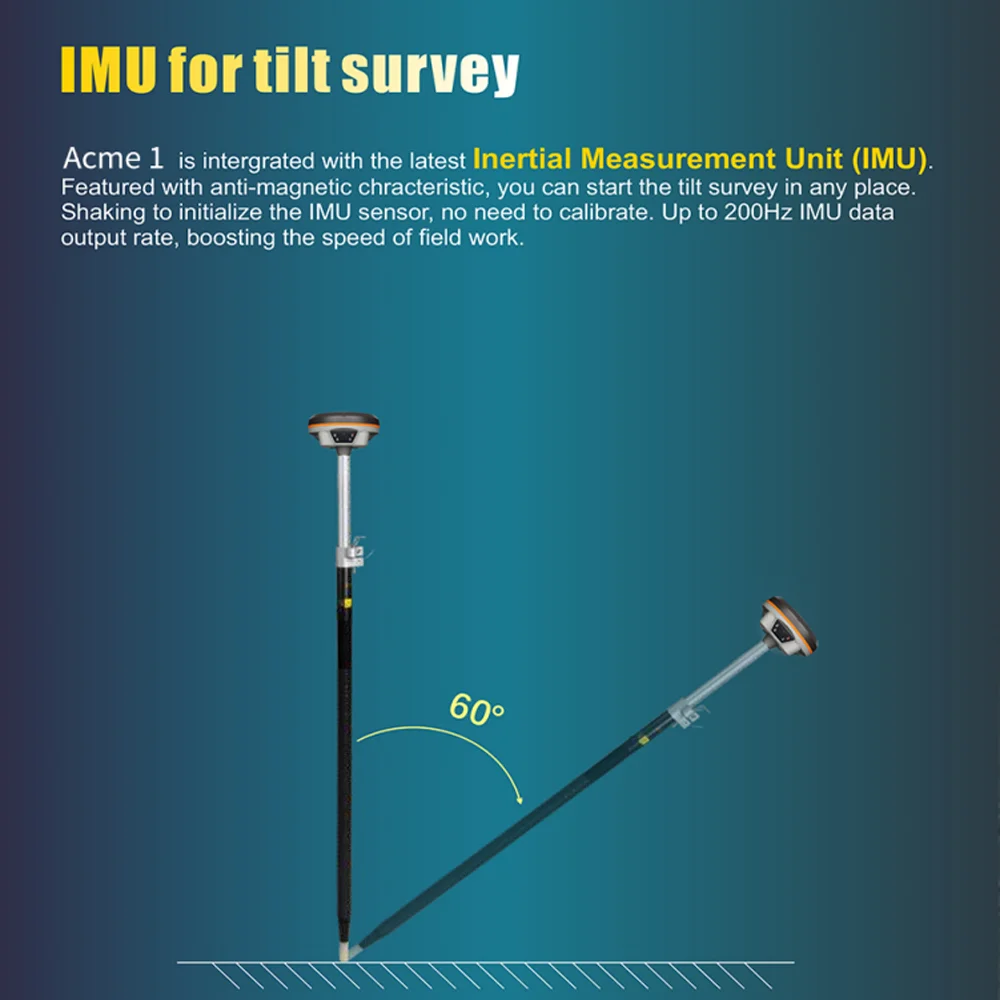 Ricevitore GNSS differenziale Tilt Survey strumenti di rilevamento Gps RTK con apparecchiature di misurazione Gps ad alta precisione