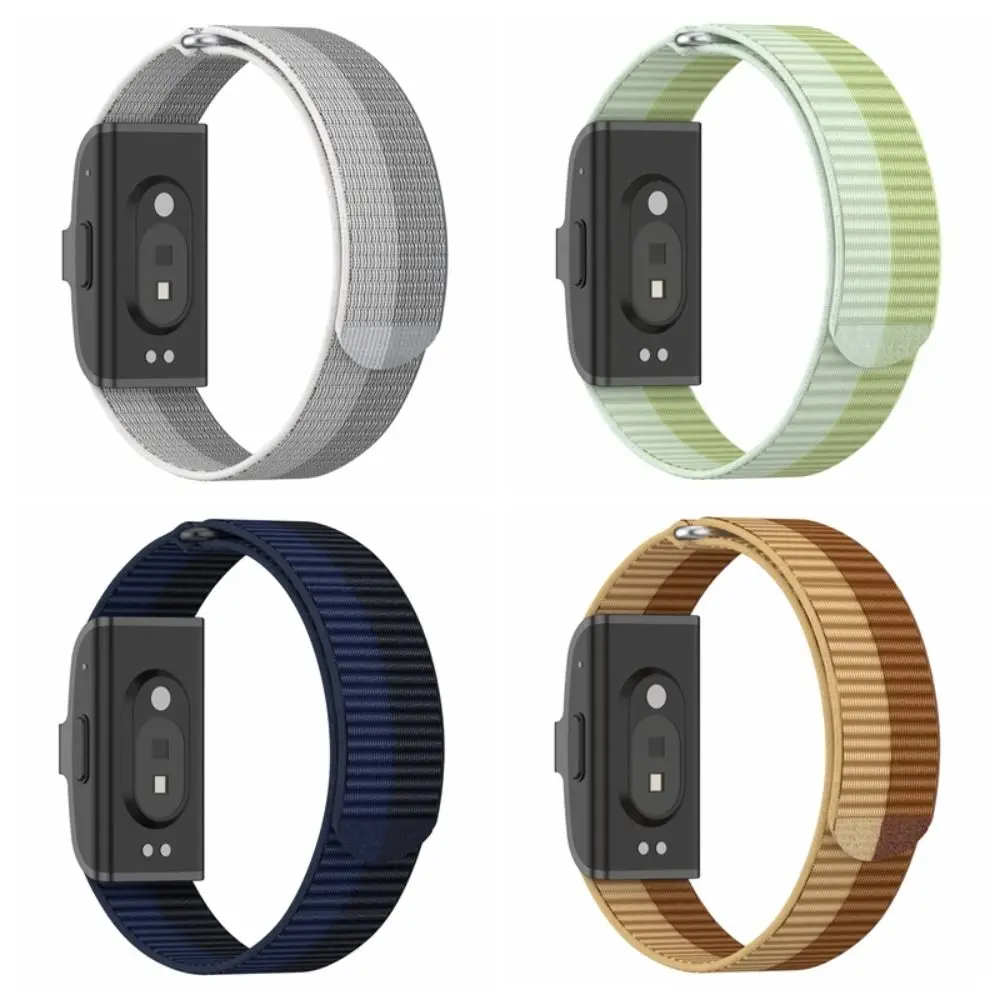 New Nylon Sport Band 20mm Soft Fitness Tracker Strap Adjustable Breathable Replacement Wristband for Hume Band for Men Women
