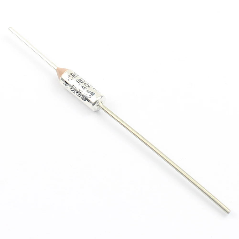 10 Stück Thermosicherung SF152E 157C 157°C Grad TF Cutoff 10A 250V SF Temperatur Axial Blei Links