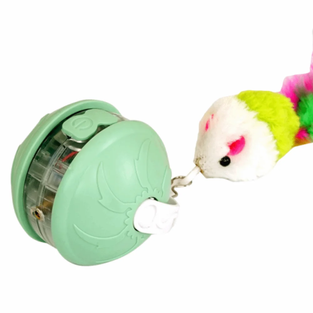 

Creative Infrared Automatic Rolling Ball Voice Alert Bite-resistant Automatic Teasing Cat Toys Funny USB Rechargeable