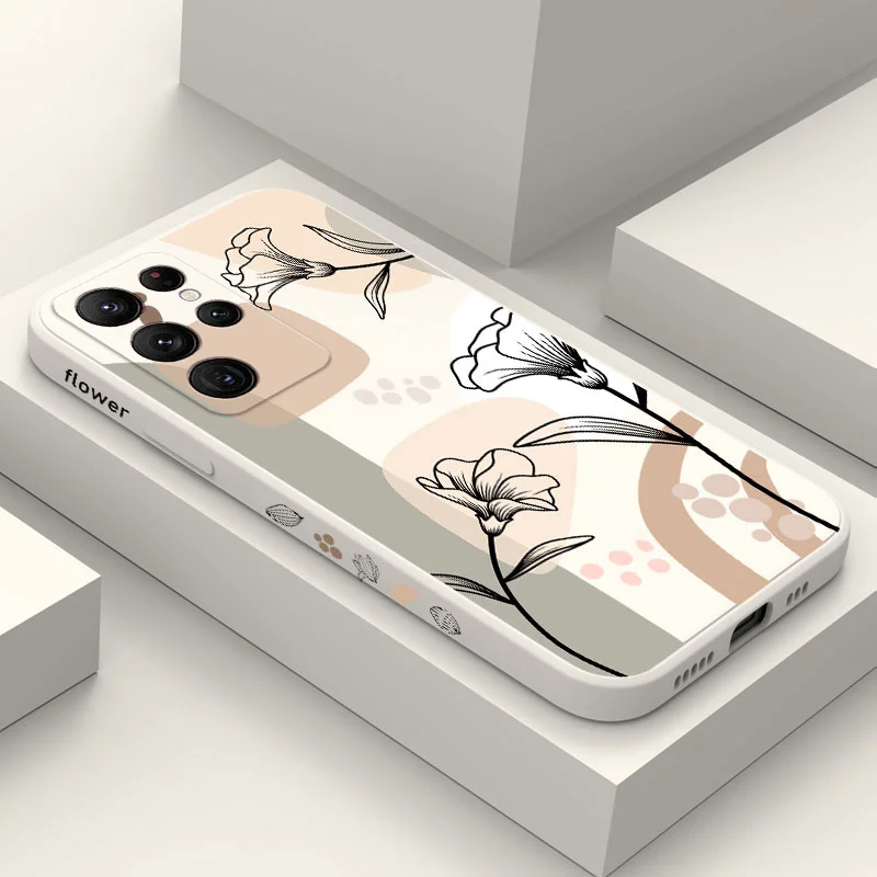 

Beautiful Art Phone Case For Samsung Galaxy S24 S23 S22 S21 S20 Ultra Plus FE S10 S9 S10E Note 20 ultra 10 9 Plus Cover