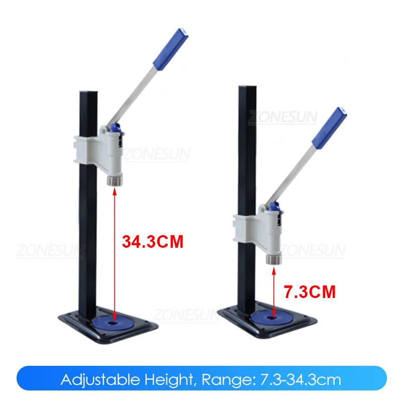 ZONESUN czapka-korona uszczelniacz do ręcznego zamykania narzędzia o regulowanej wysokości do wody gazowanej napój bezalkoholowy ZS-BBC1 napojów