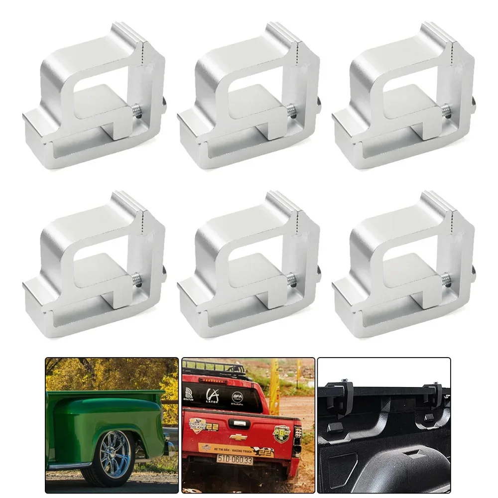 1Pcs Truck Cap Topper Camper Shell Heavy Duty Clamps Aluminum Mounting Clamp Ladder Rack Auto Accessory