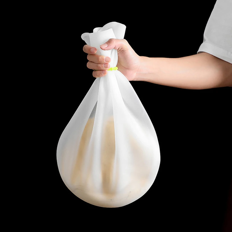 Food Grade Silicone Dough Kneading Bag Silicone Kneading Dough Bag Flour Mixer Bag Versatile Dough Mixer for Bread Pastry Pizza
